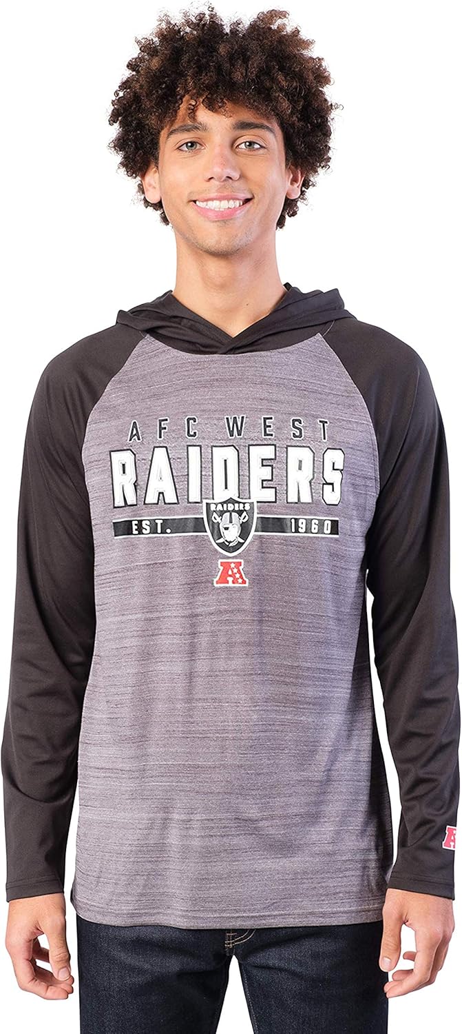 Ultra Game NFL Mens Lightweight Athletic Performance Hoodie Sweatshirt