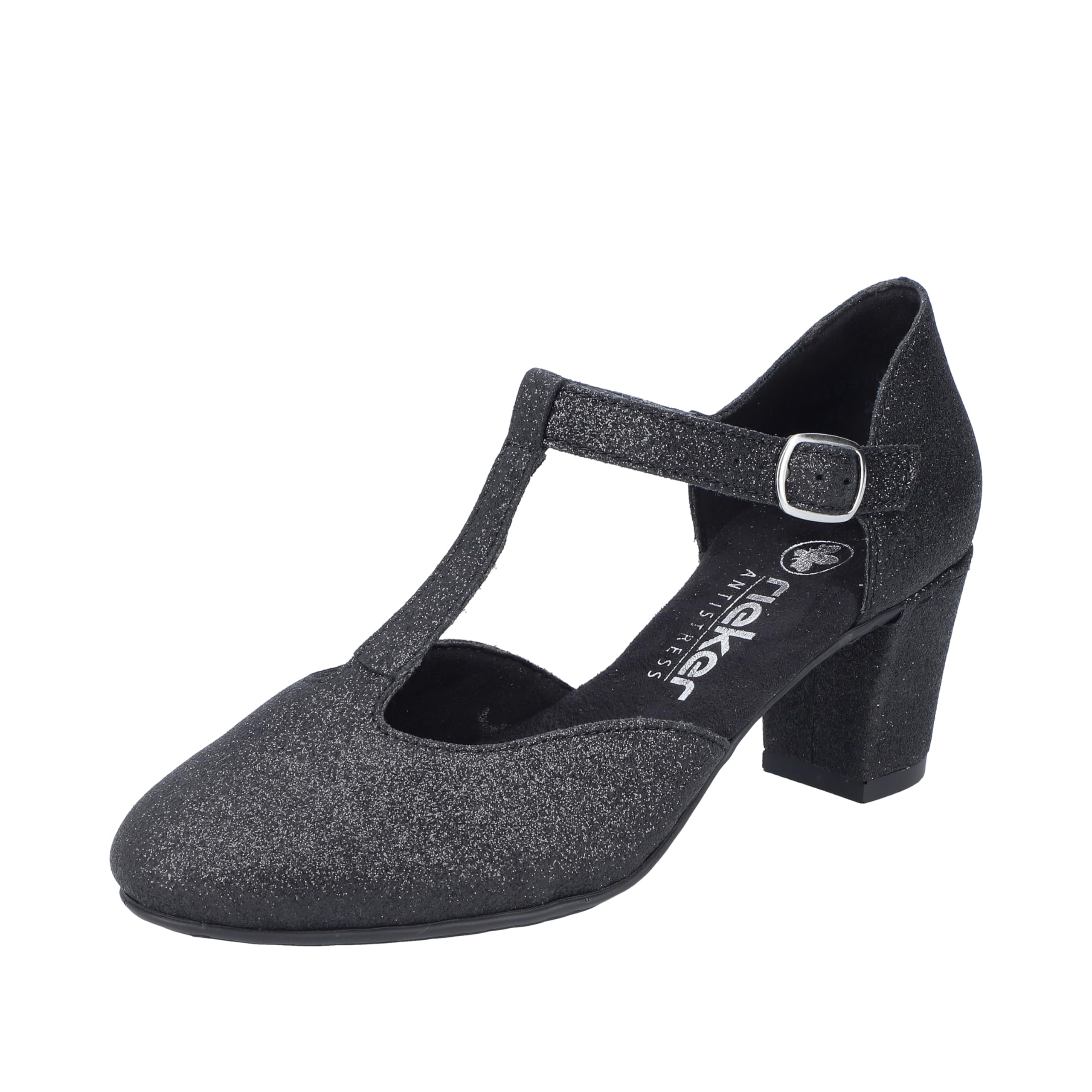 Rieker Women's 41087 Low Shoes, Black, 40 EU