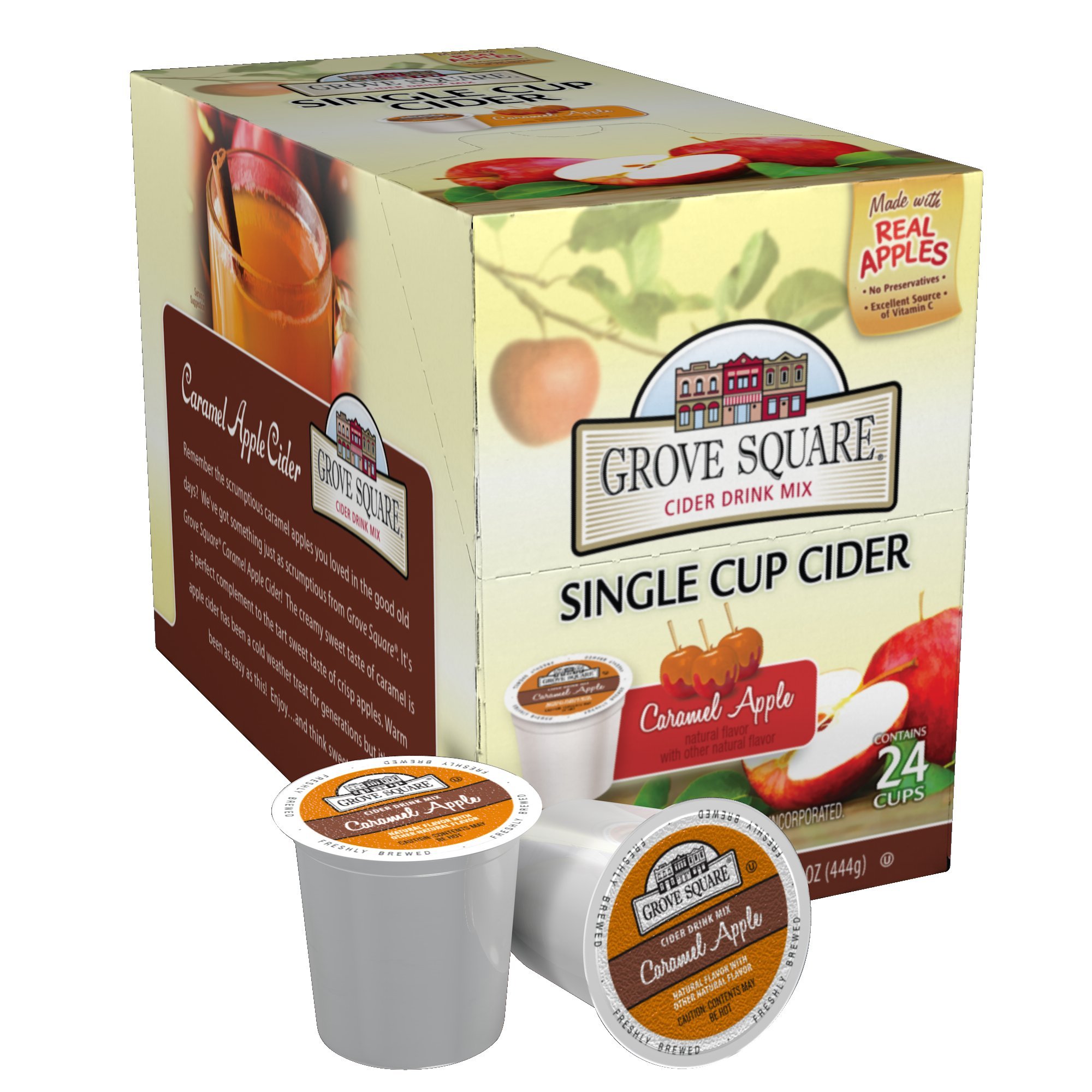 Grove Square Cider Pods, Caramel Apple 