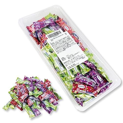 Hi-Chew - Caramelos japoneses a granel de 100 piezas varios sabores uva manzana verde sabor a fresa mezcla de caramelo suave y masticable envueltos