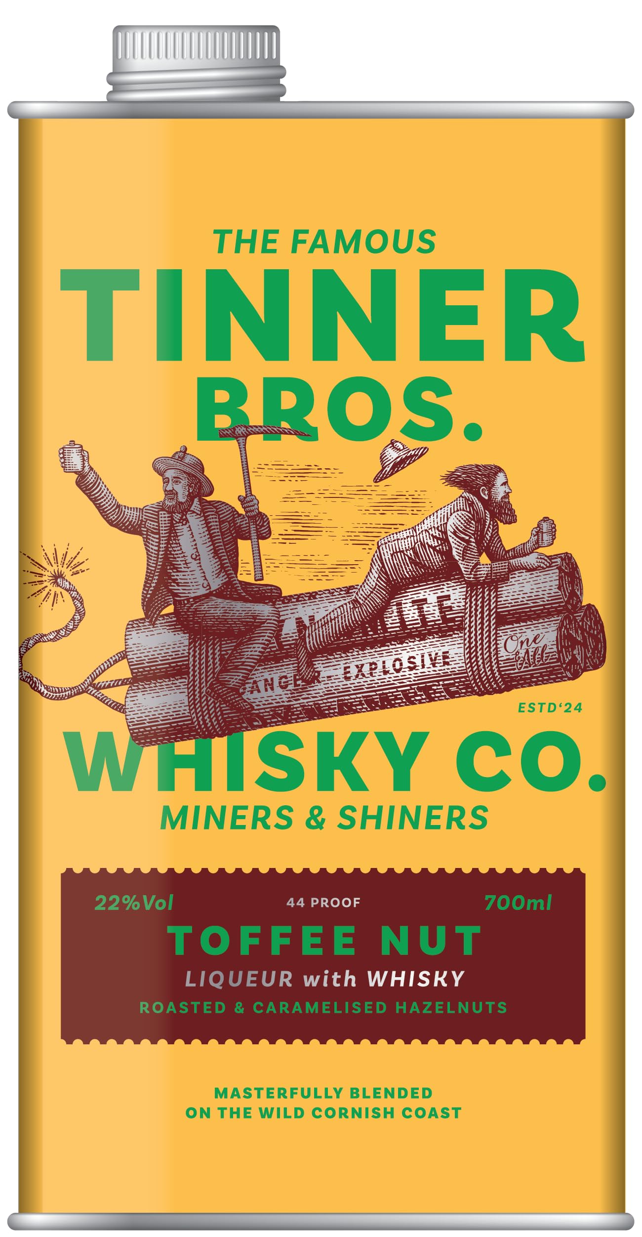 Tinner Bros Toffee Nut Whisky Liqueur | 22% abv | 70cl