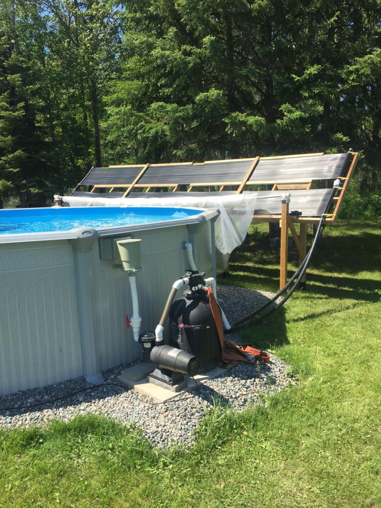 SunQuest Economy Solar Pool Heater - Panels for Above Ground Pools - w ...