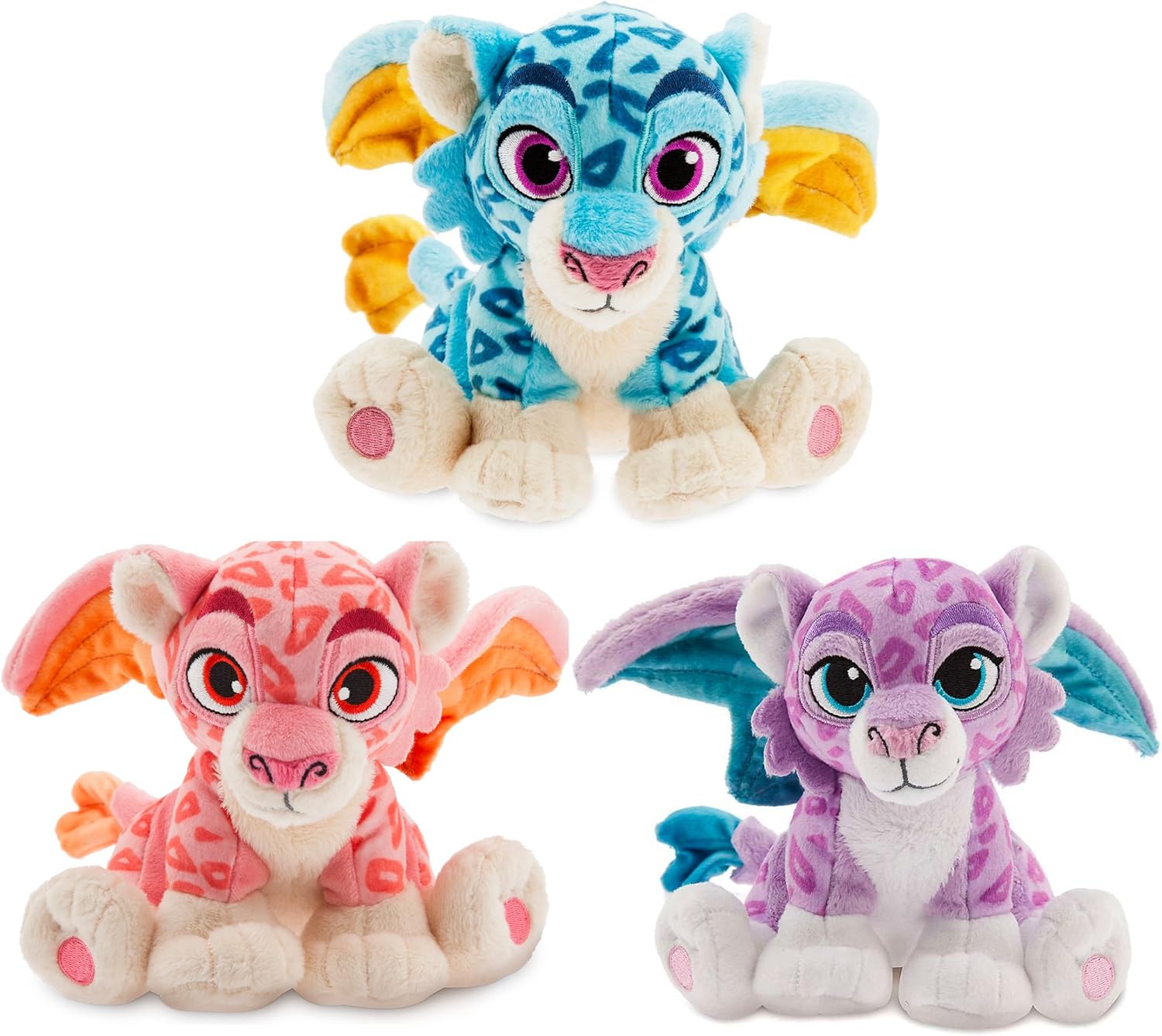 Disney Elena of Avalor Baby Jaquin 6" Mini Bean Bag Plush Bundle of 3