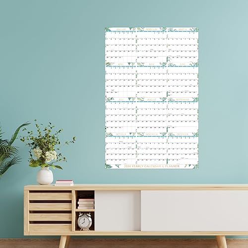 Miniatura 7 de Calendario anual de pared 2024, calendario de pared anual 2024, calendario de pared 2024 con fecha juliana, enero 2024 - diciembre 2024, calendario