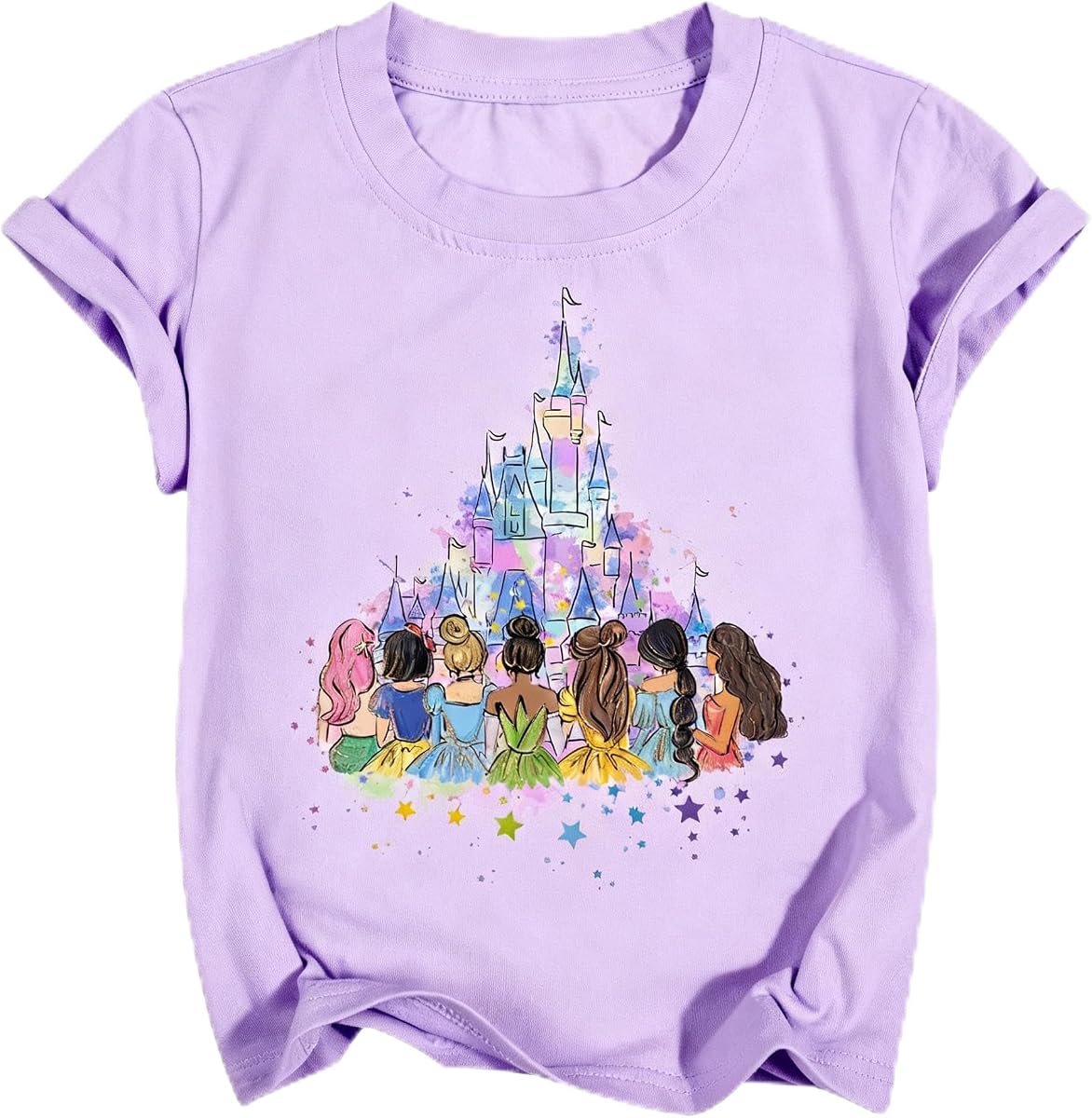 Camisa mágica para niña: Camiseta de princesa del Reino Mágico, camisas de princesa, camiseta bonita de viaje de vacaciones familiares para niñas jóvenes