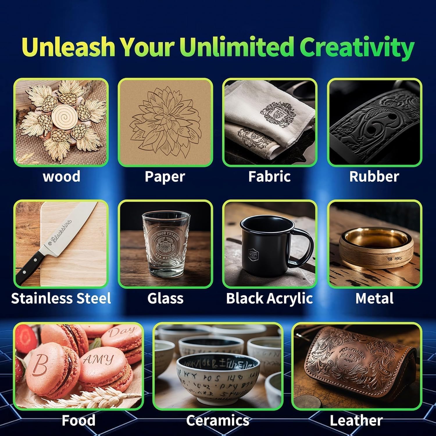 Longer B1 30W Laser Engraver, 36000mW Output Laser Cutter Machine with Auto Air Assist, Engraving Area 17.72"x17.32", DIY Laser Engraver for Wood and Metal，Engraving Speed of 36000 mm/min