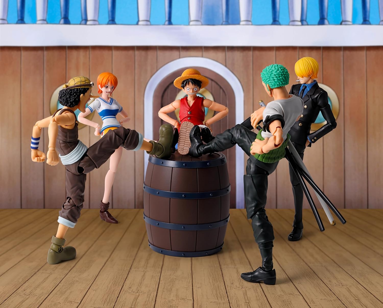 TAMASHII NATIONS - One Piece - Party Set -The Straw Hat Crew- S.H.Figuarts Action Figure