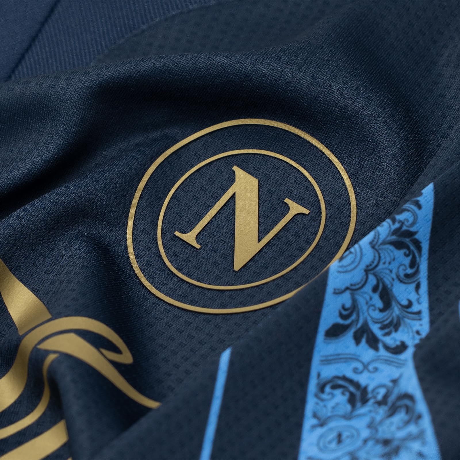 SSC Napoli SSC Napoli Maglia Pre-Match Blu 2025/2026 Ea7 Maglia Unisex - Adulto (Pacco da 1)
