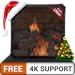 pack de feu de joie gratuit HD - profitez des vacances de Noël refroidies en hiver sur votre téléviseur HDR 4K, votre téléviseur 8K et vos appareils anti-feu comme fond d'écran et thème pour la médiat