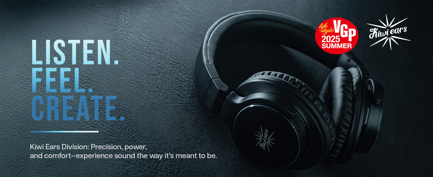 Amazon.com: Linsoul Kiwi Ears Division Over Ear Headphone,40mm