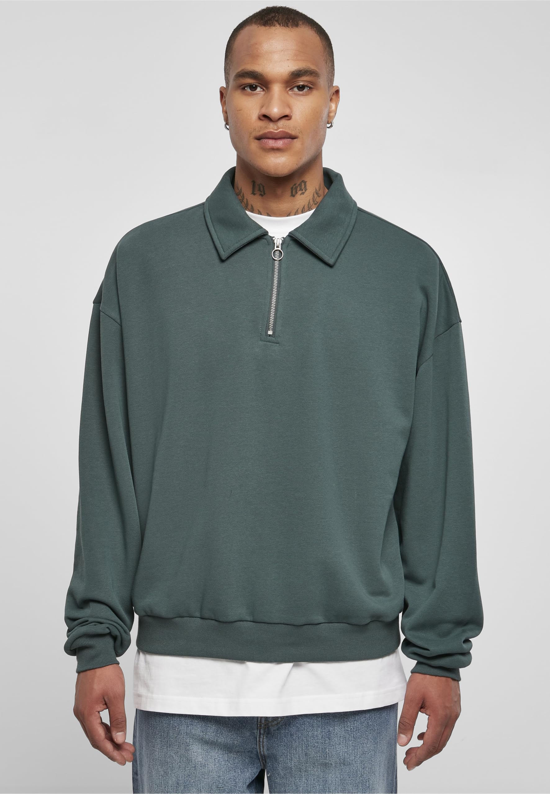 Urban Classics Koszula Mężczyźni Koszulka Collar Crew