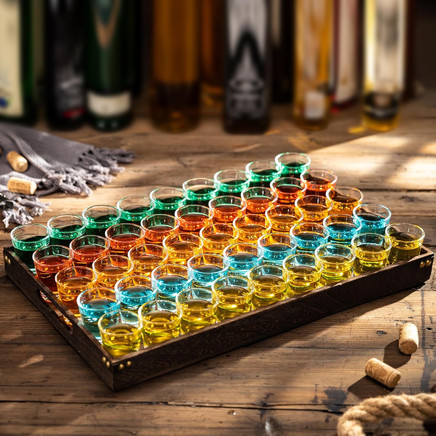 60 Pack Glass Shot Glasses Set,1.8OZ Shot Glasses Bulk With Heavy Base,Small mini Glass Cups for Vodka,Tequila,Espressos,Chocolate,Beer,whiskey - Image 6