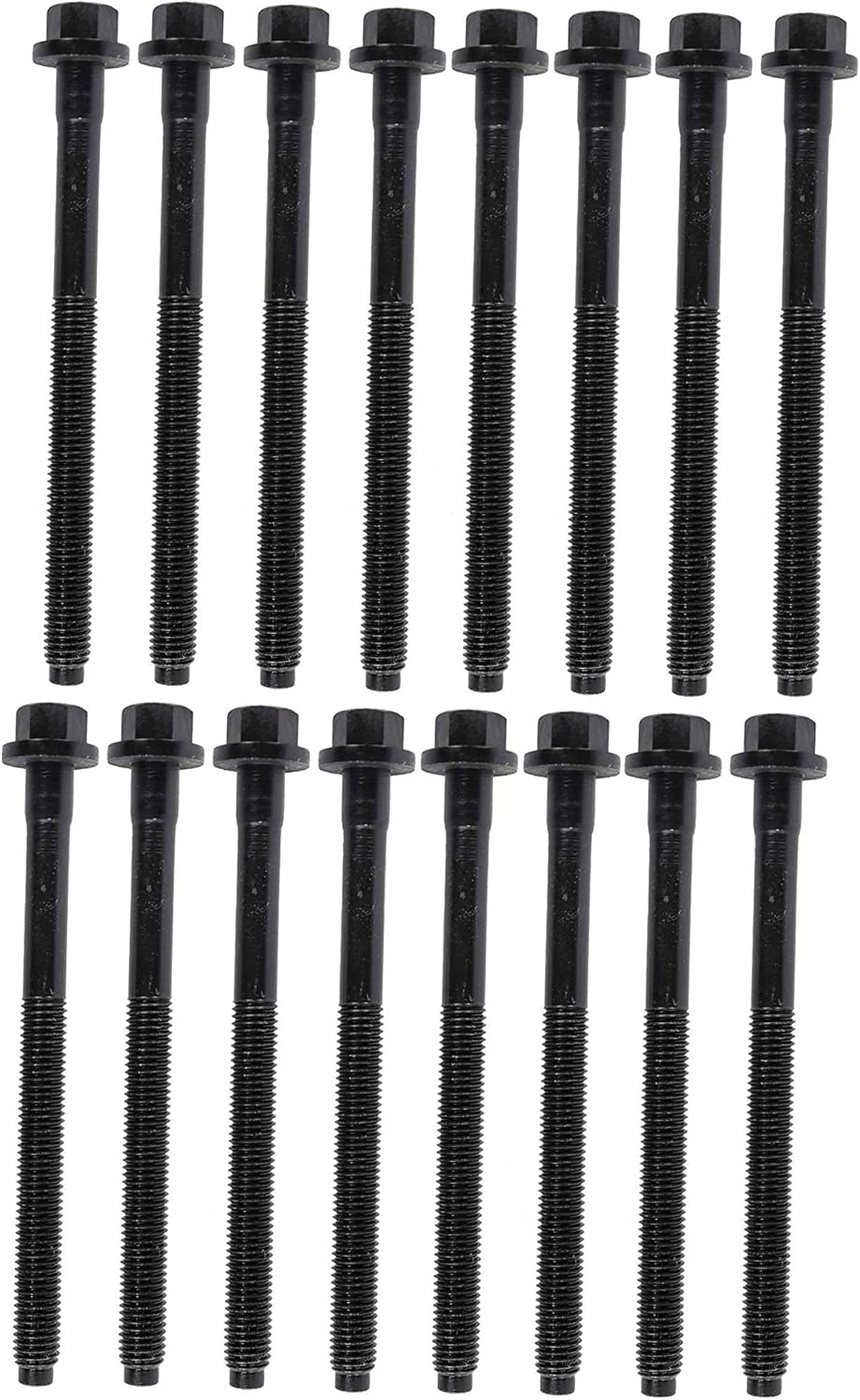 DNJ HBK4138 Head Bolt Kit for 1998-2008 Ford, Mazda, Mercury B3000, Ranger, Sable 3.0L V6 12V OHV 2986cc