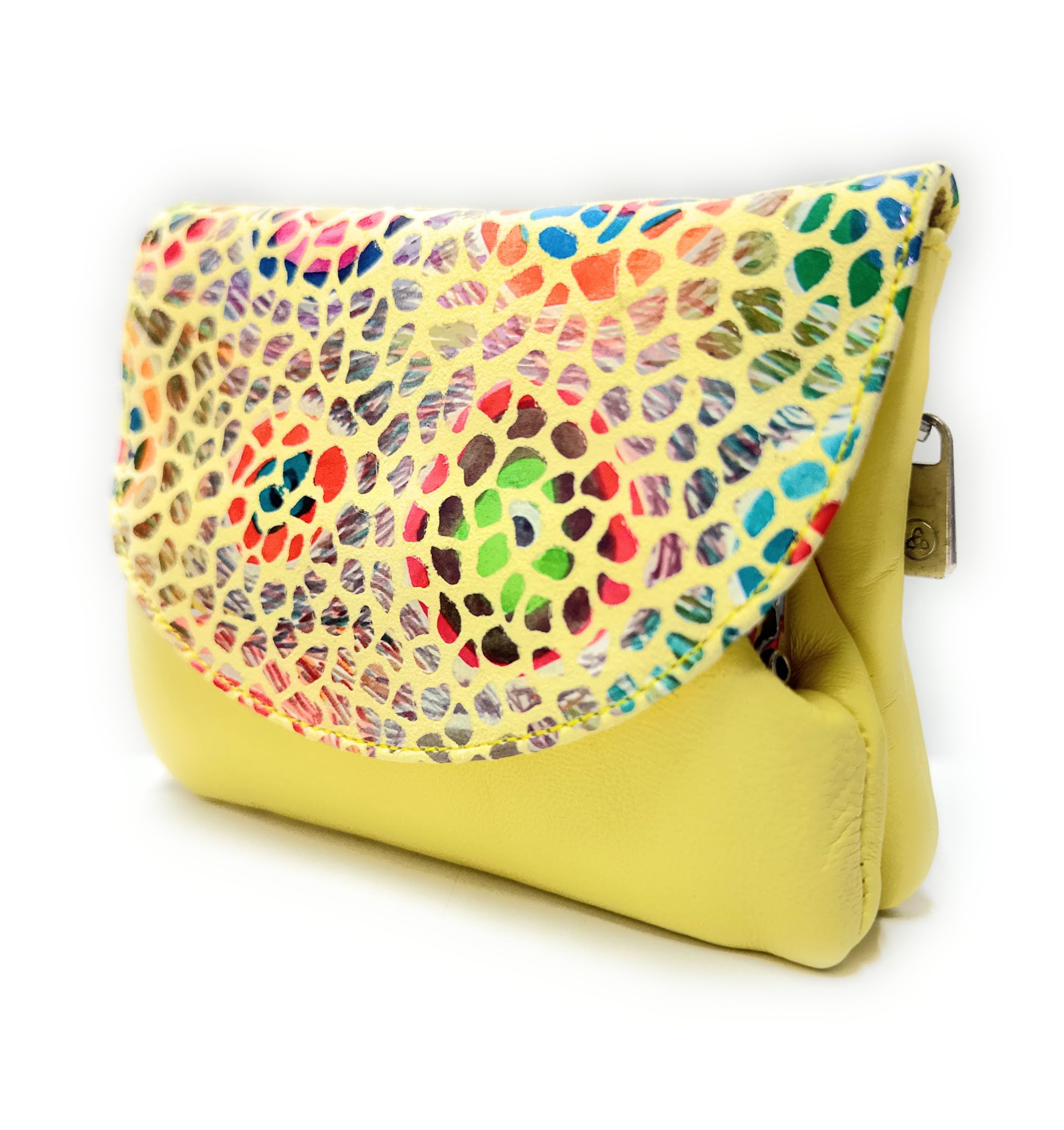 LUGUPELL Monedero de Piel Gaudi N428 (Amarillo Pastel)