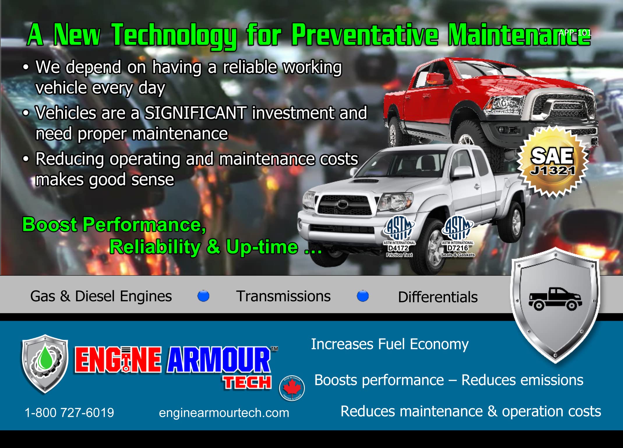 Buy Engine Armour Engine, Transmission, Differential Reviver, Wear