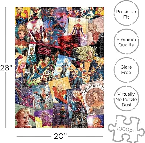 Miniatura 2 de Marvel Captain Marvel Collage 1000 pc Rompecabezas