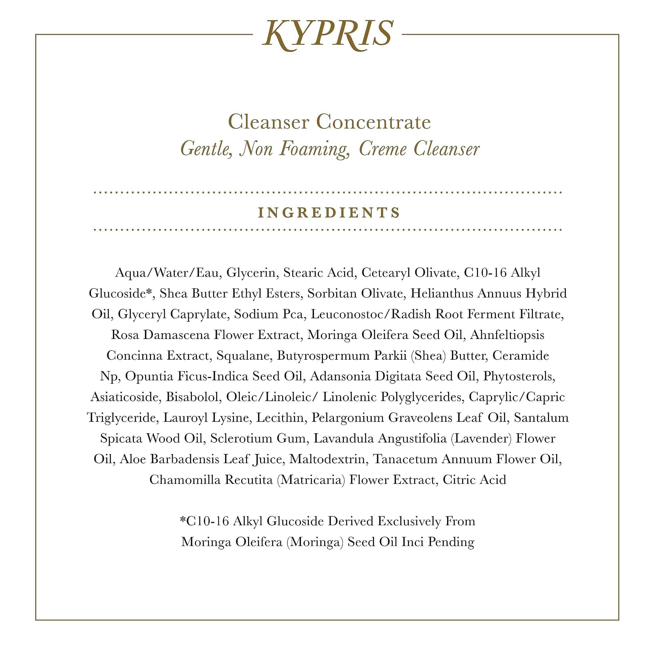 KYPRIS Cleanser Concentrate Softening Fermented