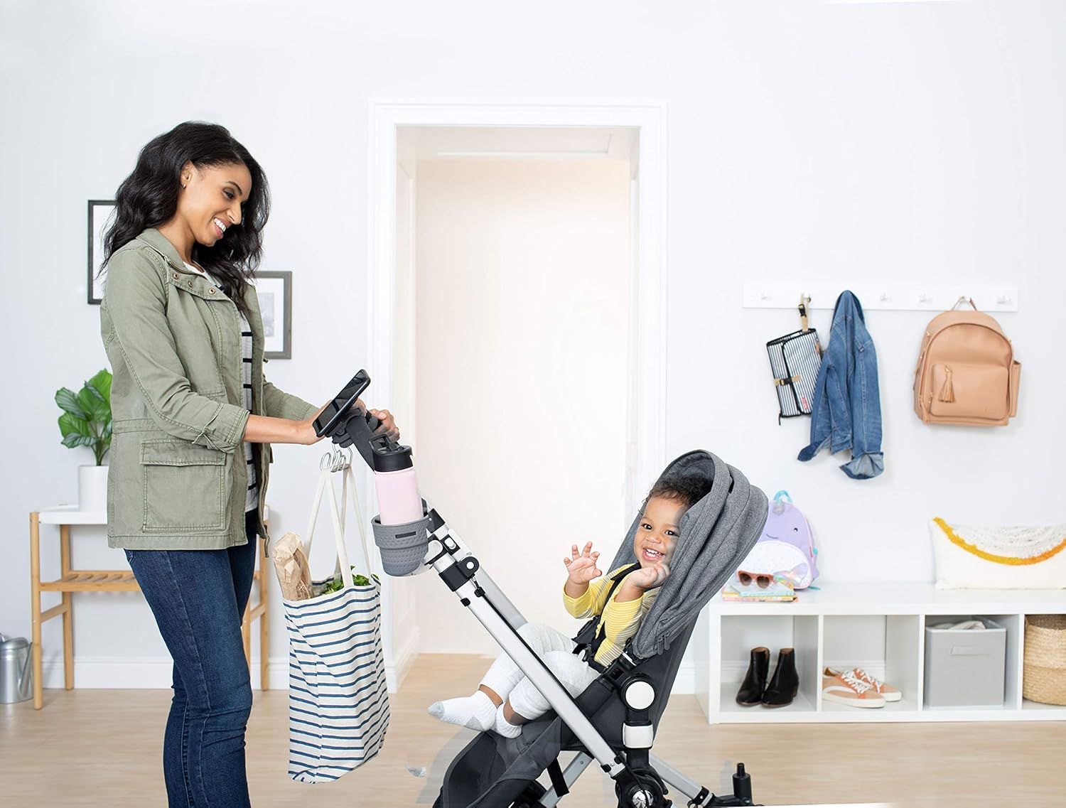 baby stroller hooks helping busy American parents hands free