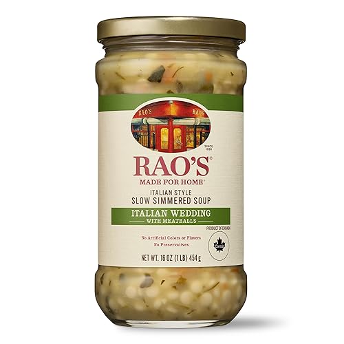 Rao's Homemade Italian Wedding Soup, 16oz, Traditional Italian Heat and