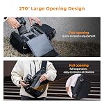 Sac à Bandoulière K&F Concept pour photographes, Sac à Dos Étanche de 10L pour Caméra Professionnelle pour DSLR SLR Canon Nikon Sony