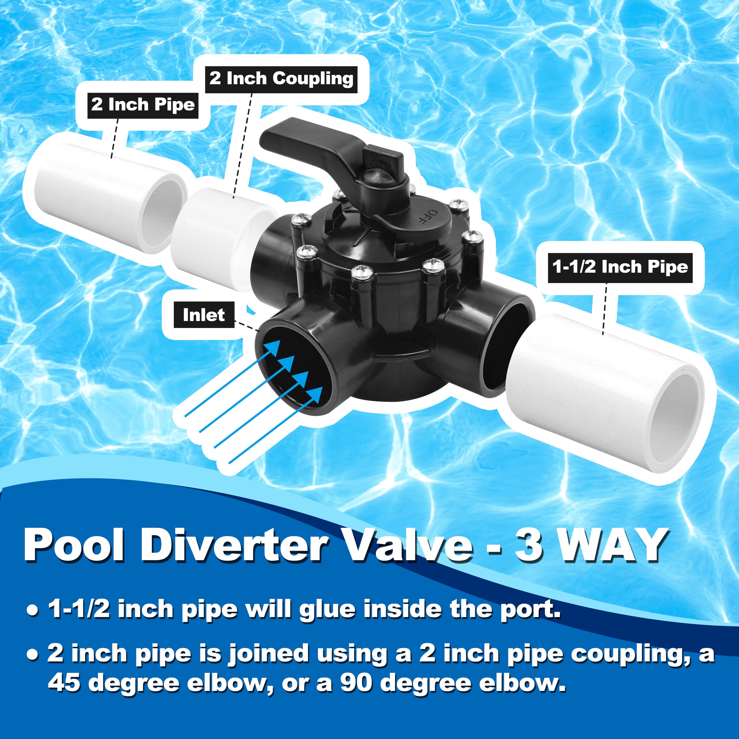 Fascinating 3 Way Pool Valve Photos