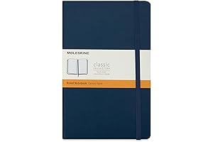 Moleskine Classic Notebook: Sapphire Blue Ruled