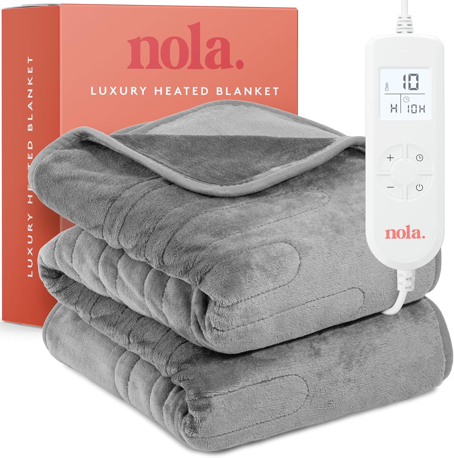 Nola Luxury Heated Blanket Electric Blanket Extra Large Heated