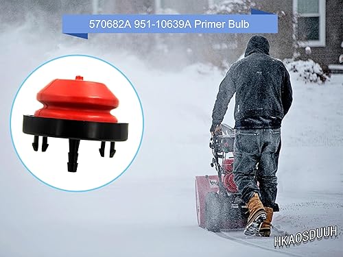 Miniatura 2 de HKAOSDUUH 951-10888A 570682A 951-10639A Bombilla de imprimación compatible con Craftsman MTD Cub Cadet Troy Bilt Yard Machine 951-10888B 751-10888