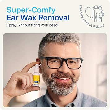 NAVEH PHARMA CleanEars Earwax Removal Spray 1 Fl Oz + NAVEH PHARMA Otic Guard Baby Ear Infection Spray 0.5 Fl Oz