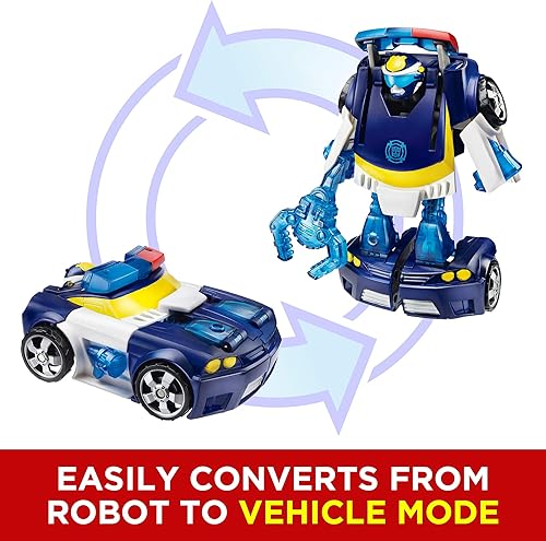 Miniatura 4 de Playskool Heroes Transformers Rescue Bots Energize Chase The Police-Bot Figura de acción