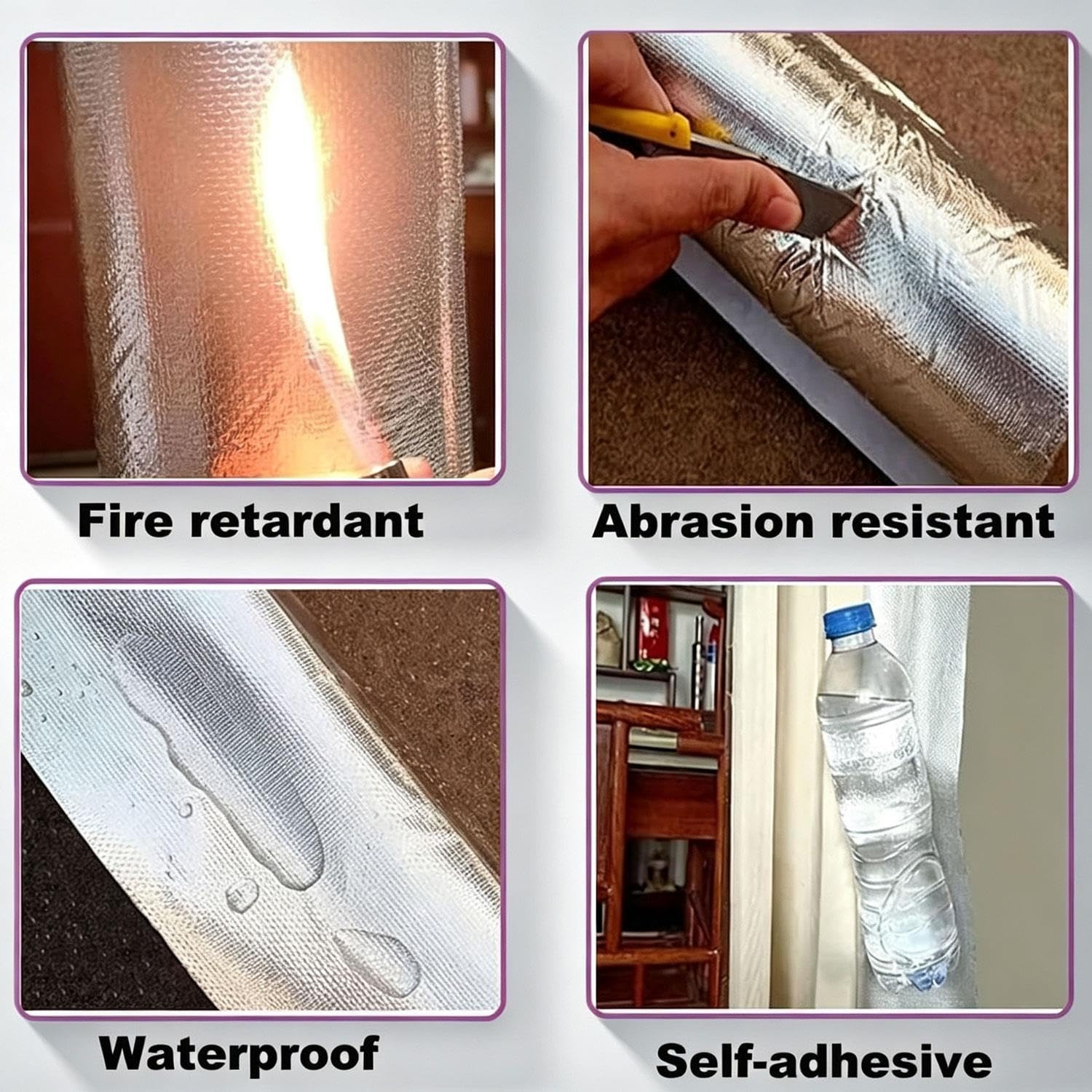 Tubos de espuma aislantes Tubos aislantes autoadhesivos Papel de aluminio