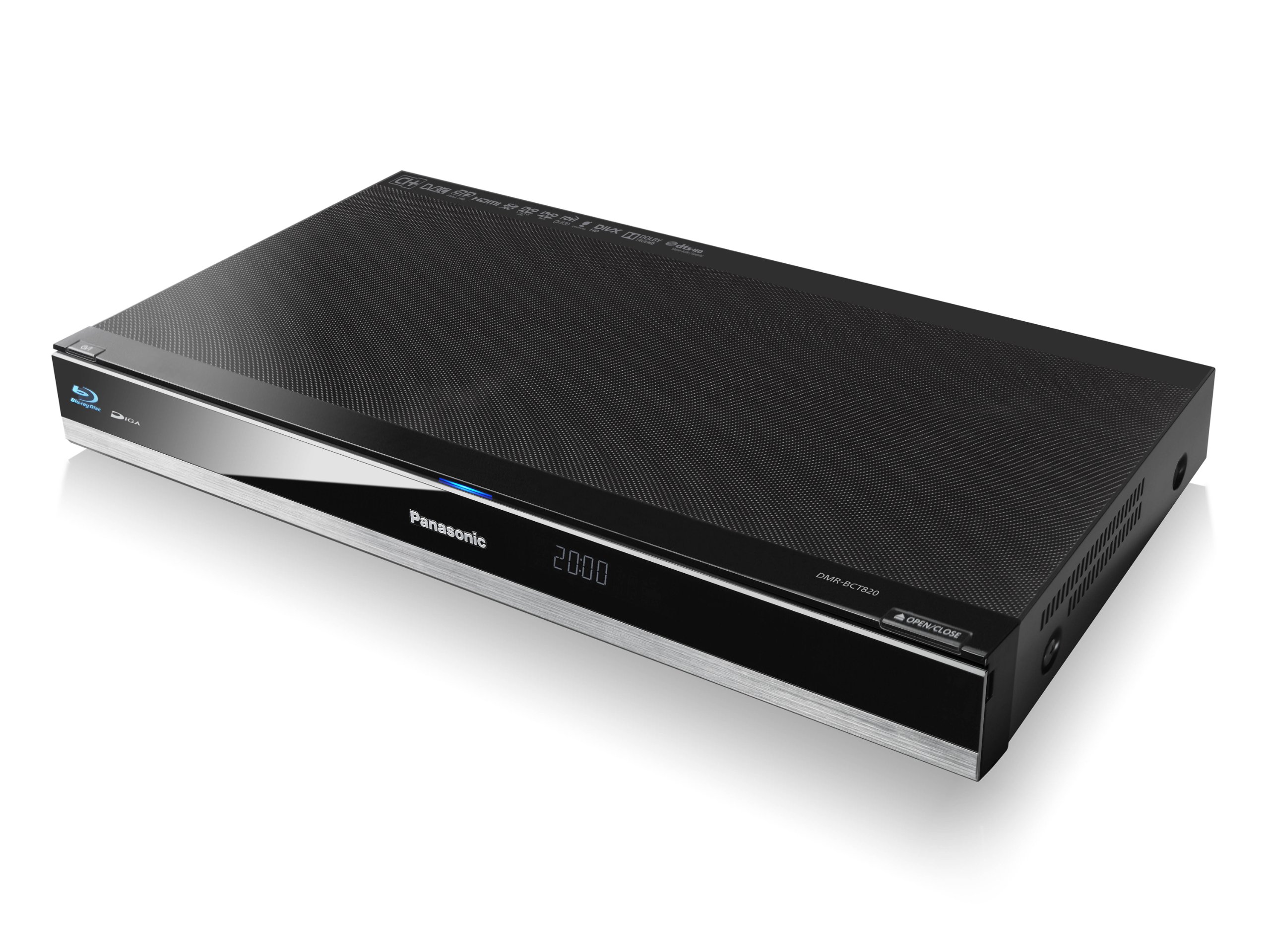 Panasonic DMR-BCT820EG 3D Blu-ray Rekorder 1TB (Twin-HD, DVB-C Tuner, HDMI, CI+, HbbTV, WLAN, USB) schwarz