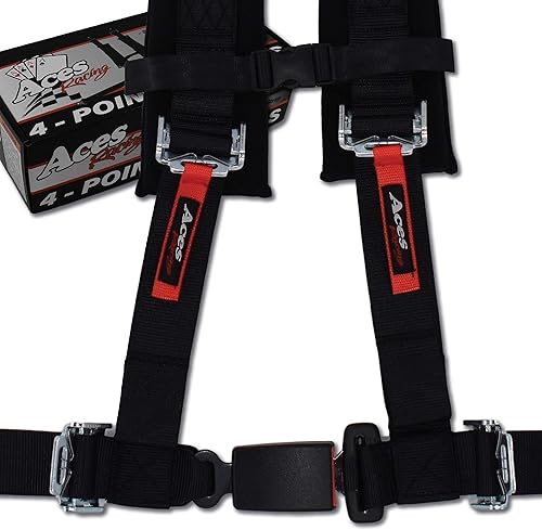 Miniatura 2 de Arnés de 4 puntos con acolchado de 2.0pulgadas (tecnología de hebilla Ez)., Negro (Pair)