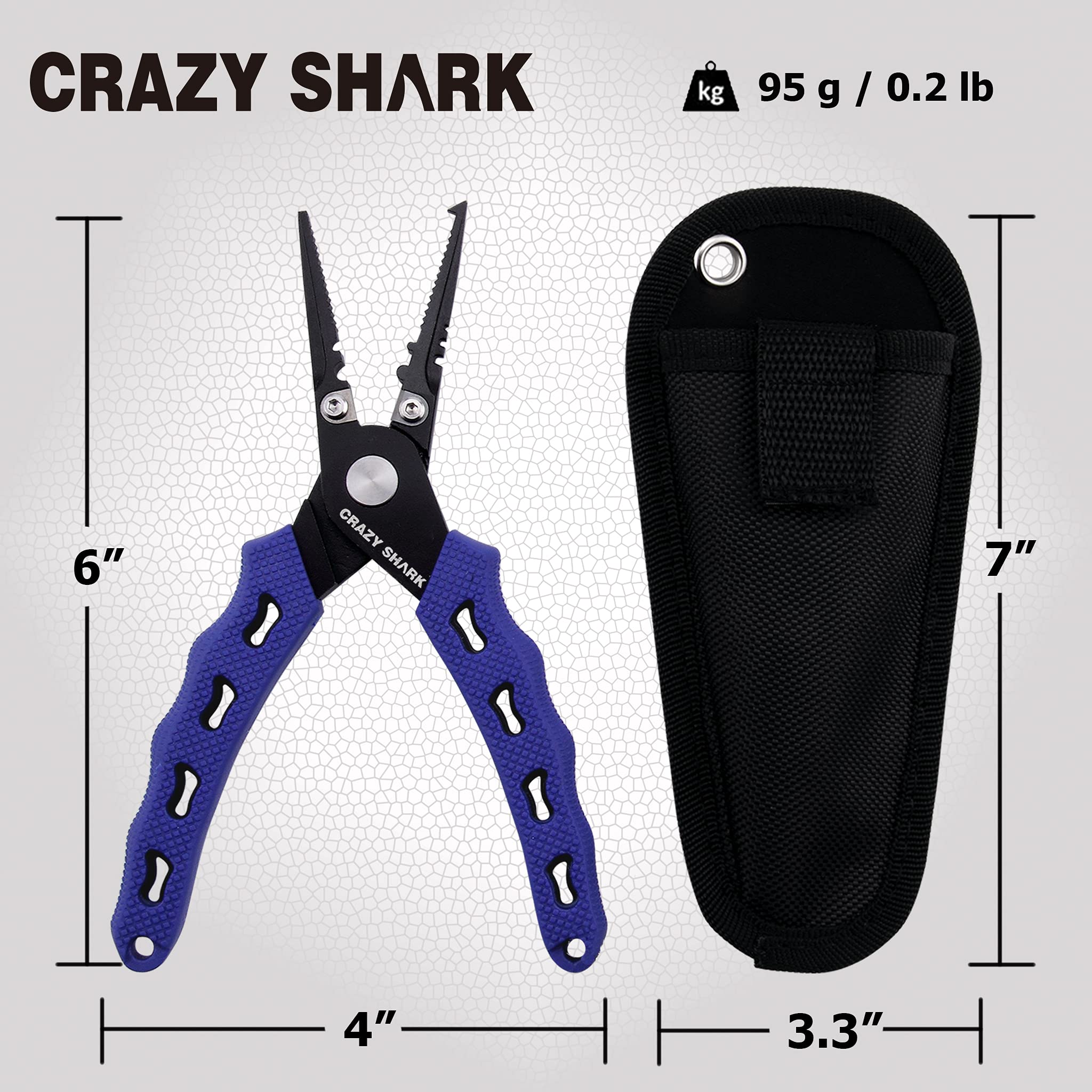 Pince De Pêche En Acier Inoxydable 10,2 Cm, 15,2 Cm, 25,4