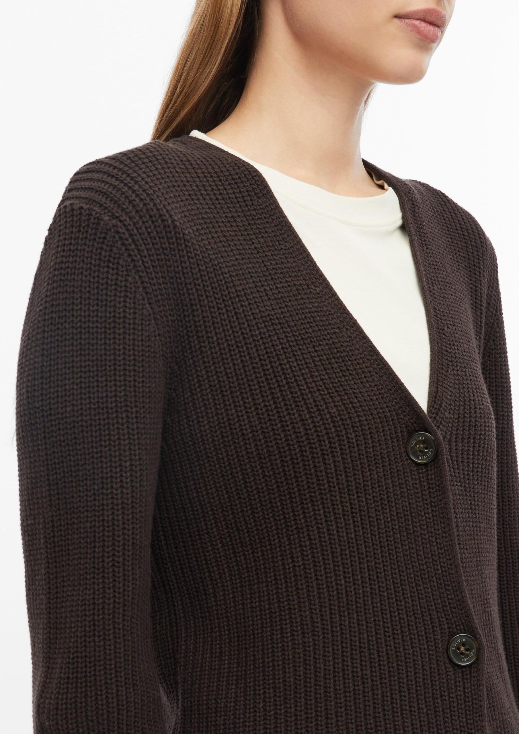 s.Oliver Damen 2181391 Strickjacke
