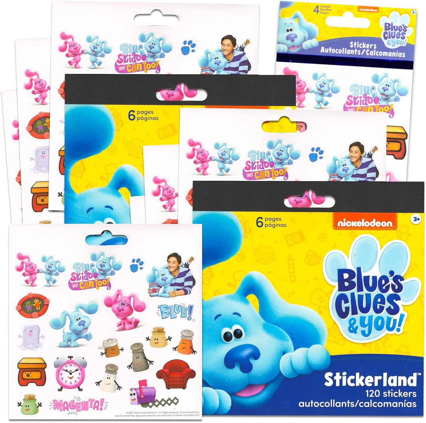Amazon.com: Blue's Clues Sticker Pack Set~ Bundle of 300+ Blue's Clues ...