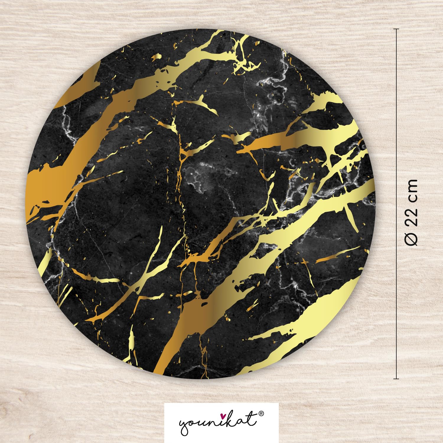 Younikat Alfombrilla Para Ratón Diseño Serpiente | 22 Cm Redonda