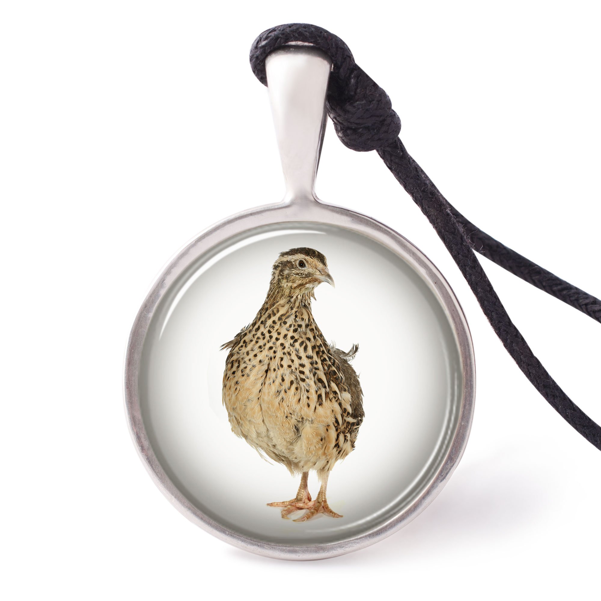 Vietguild Wild Birds Necklace Pendants Pewter Silver