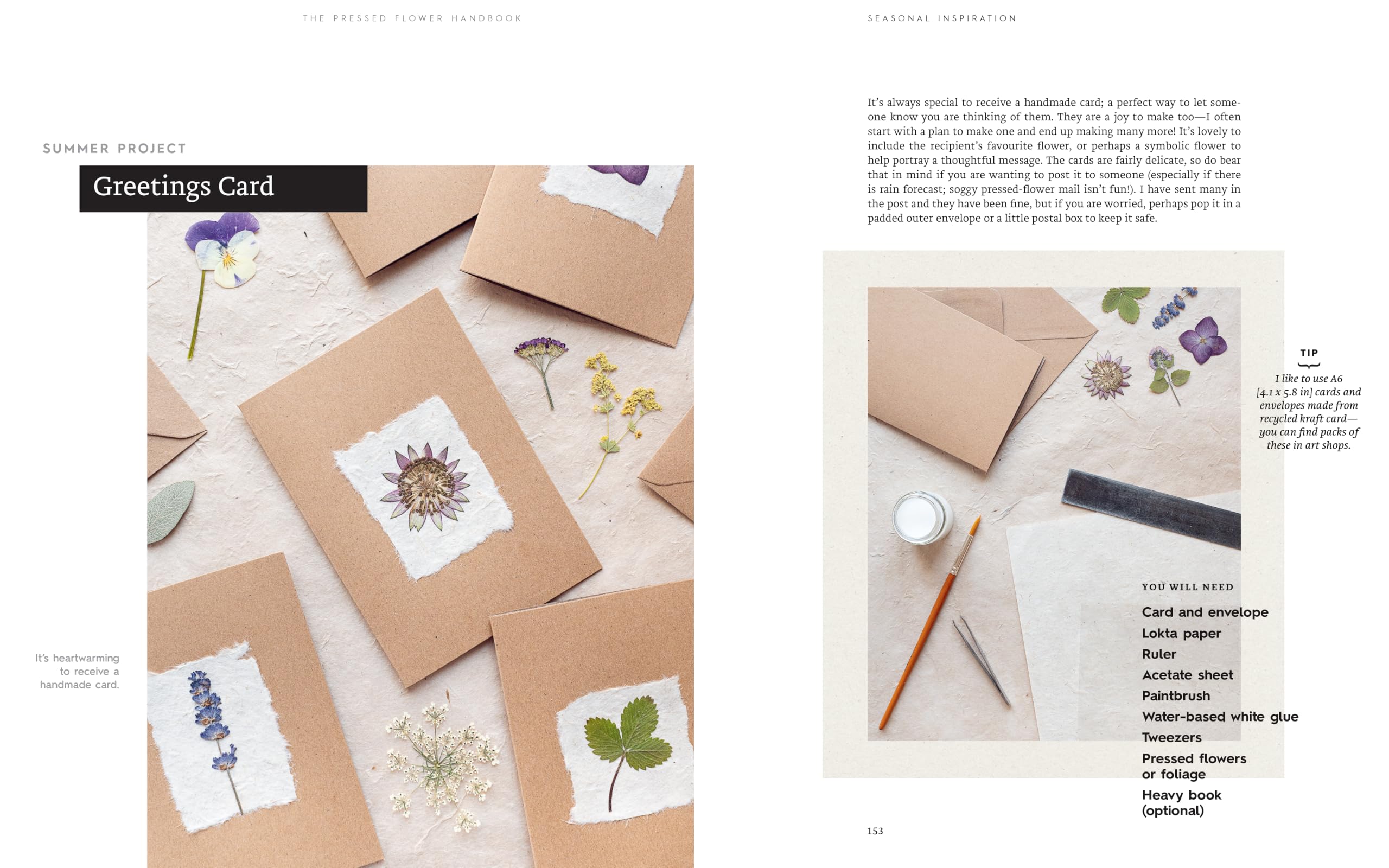 The Pressed Flower Handbook: Simple Methods for Connecting with Nature and Preserving the Beauty of the Garden through the Seasons - Grow, Gather, Press, Create