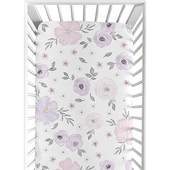 black rose crib sheet