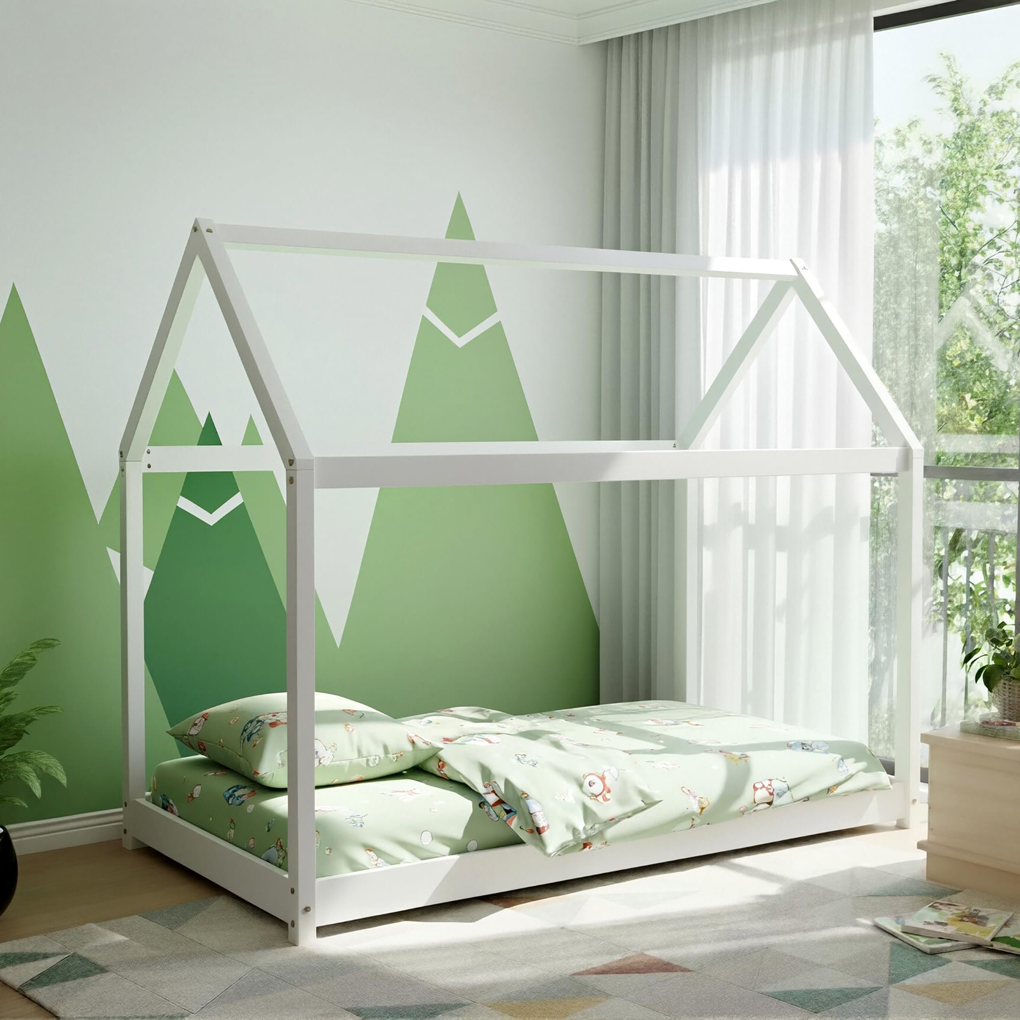 Kidsaw House Bed - Single - White