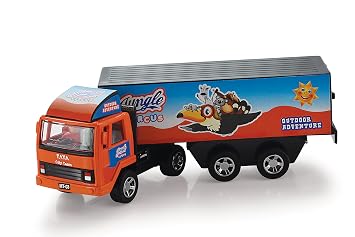 Shinsei Plastic Cargo Truck, Pack Of 1, Orange - Baby