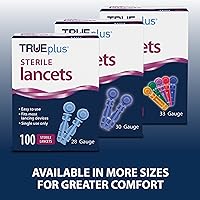 Vista 7 de 3 x 100 unidades de lancetas 30g TRUEplus® + Libro de registro TRUEplus®