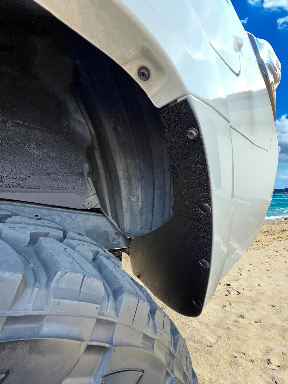 TufSkinz Mudflap Fill-in Kit - Compatible with 2010-2024 4Runner - Black - Rear - Bolt-On - SUV, UTV - Vehicle Specific Mudflap Kit