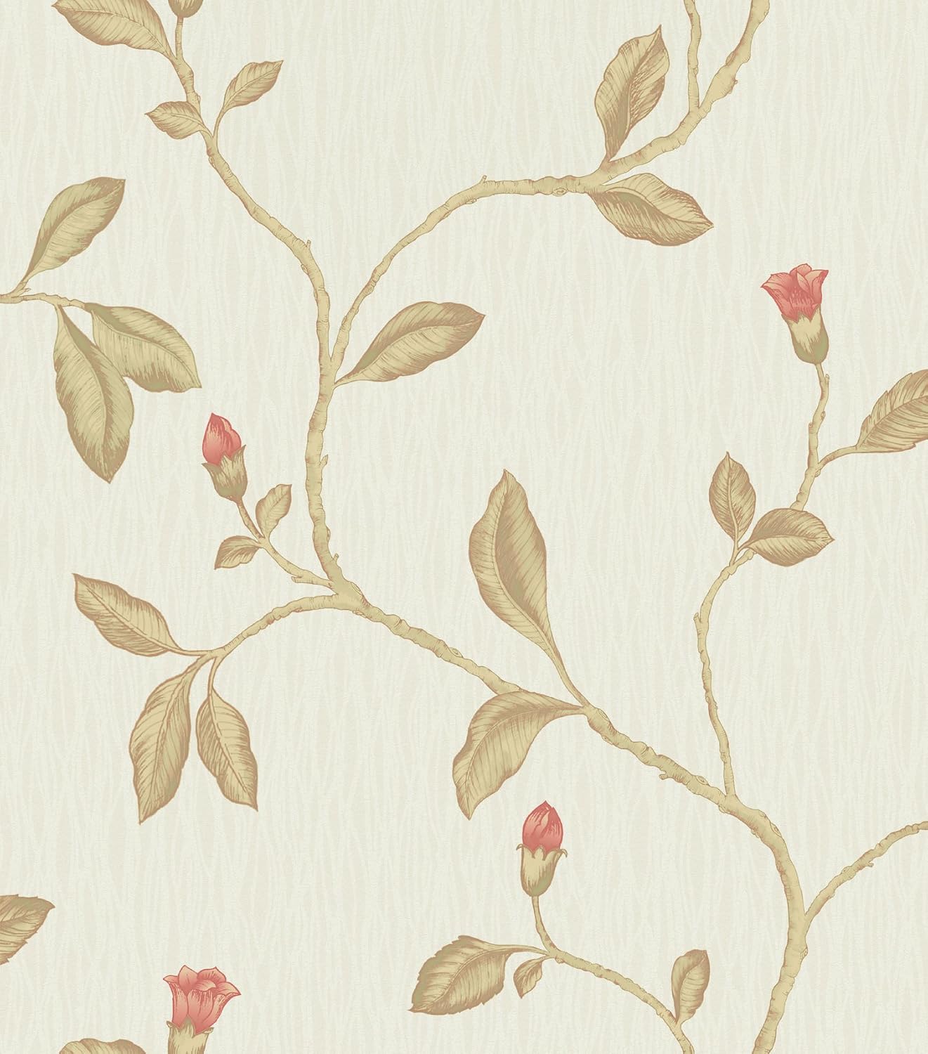Lia Easy to Hang, Flat Smooth Textured Finish Heavy Weight Paper (Red)