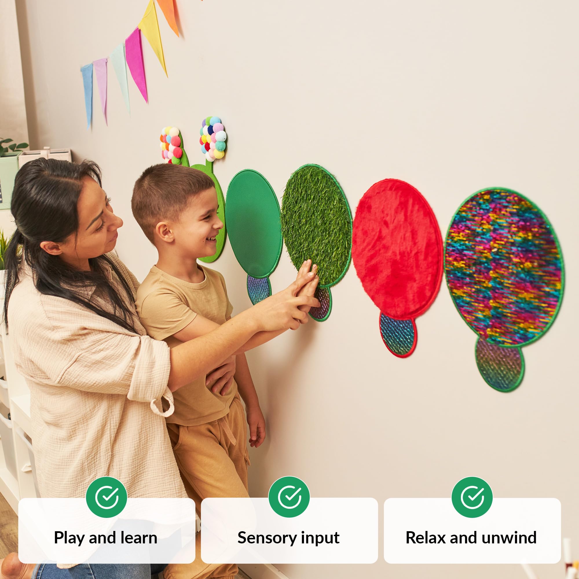 Sensory Wall Panel for Kids, Caterpillar, Suitable for young children - Image 4