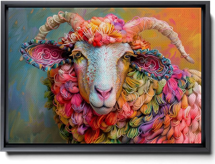 Amazon.com: Sheep Painting, Fine Art Print, Sheep Print, Farmhouse
