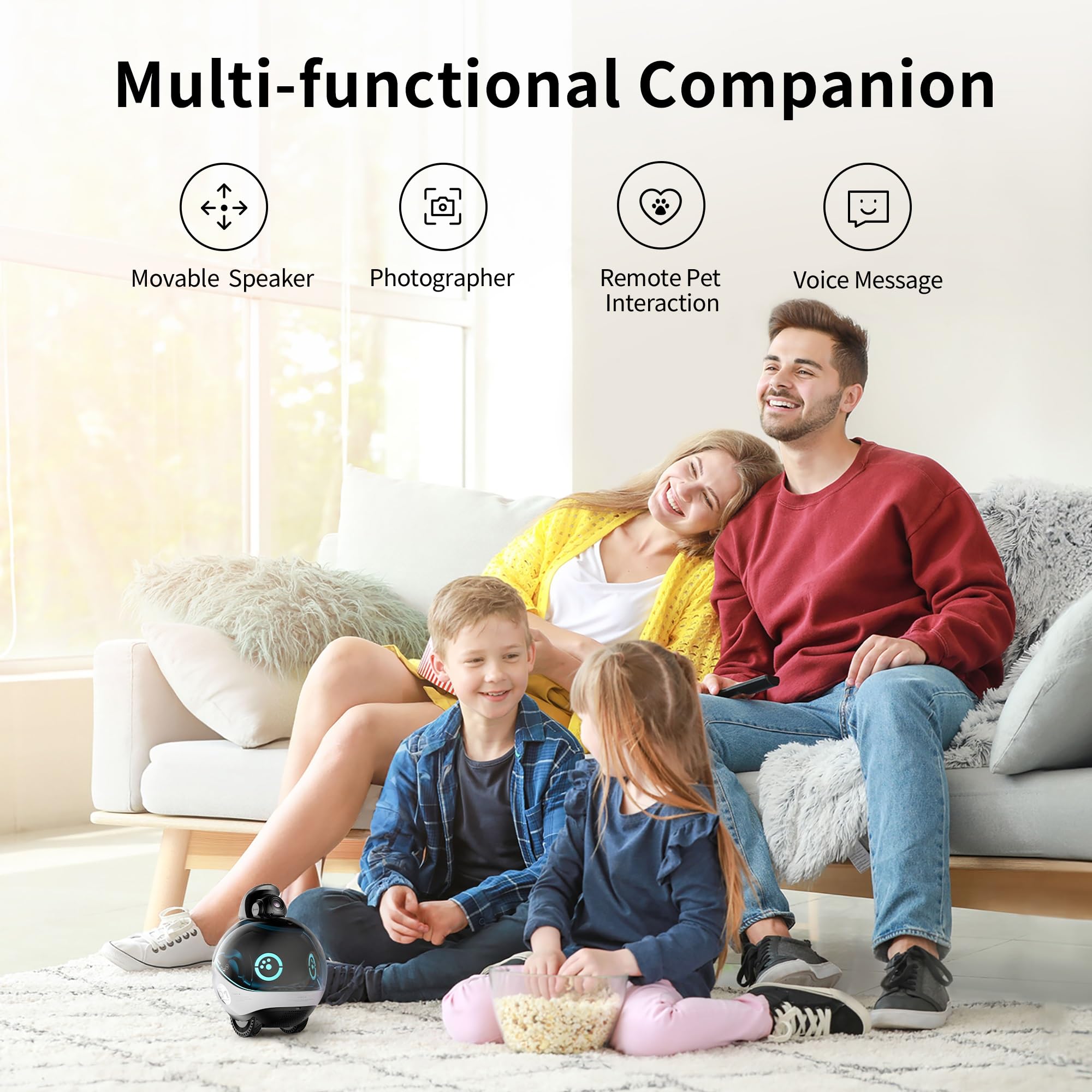 Enabot EBO X Family Companion Robot : Amazon.com.br: Pet Shop