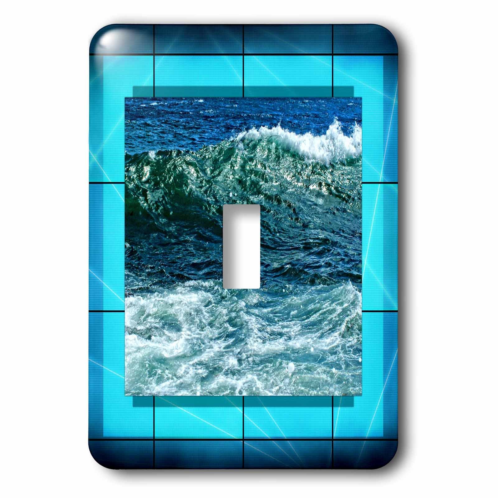 Sea Wave interrupteur à bascule multicolore lsp_183000_1 plaque murale