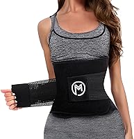 Mermaid's Mystery Waist Trimmer Belt with Back Support - Neoprene Sweat Enhancer for Men & Women, Premium Fitness Support